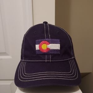 Colorado C Flag Embroidered Adjustable Back Hat